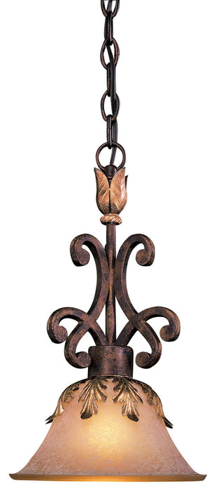 Metropolitan N6240-355 One Light Mini Pendant, Golden Bronze