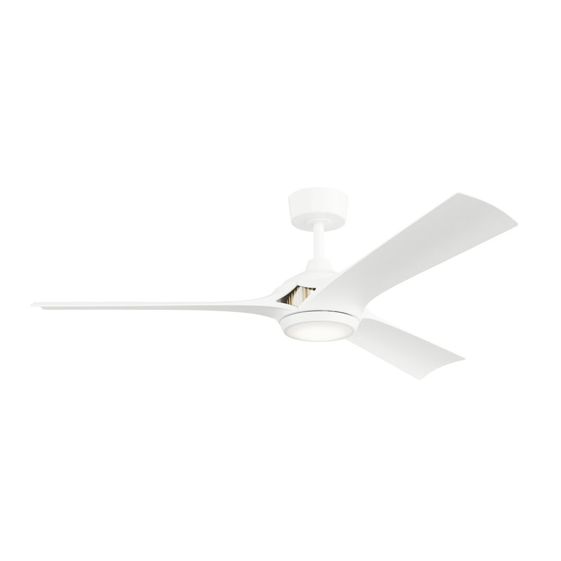 Kichler 300056-MWH 56" Ceiling Fan, Matte White