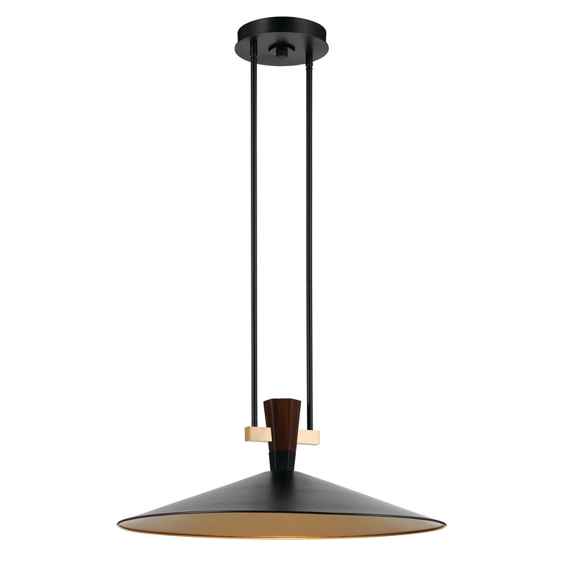 Kichler 52833BKLED LED Pendant, Black