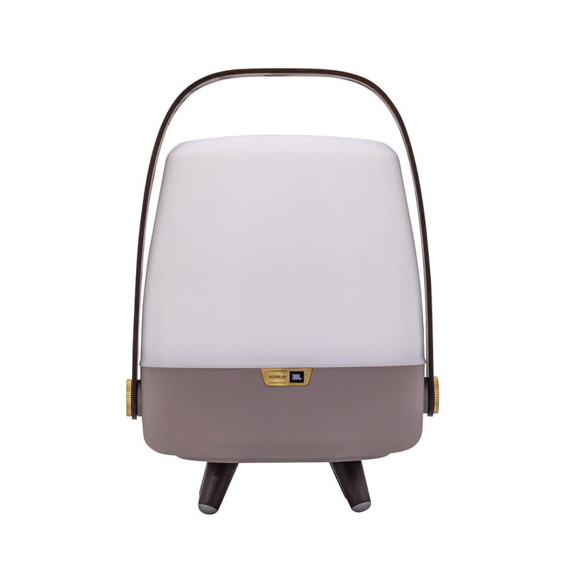 Adesso Home 1202-15 LED Speaker Lamp, Earth - Light Brown/Taupe