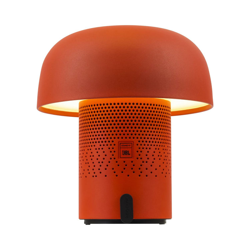 Adesso Home 1203-08 LED Speaker Lamp, Red/Orange