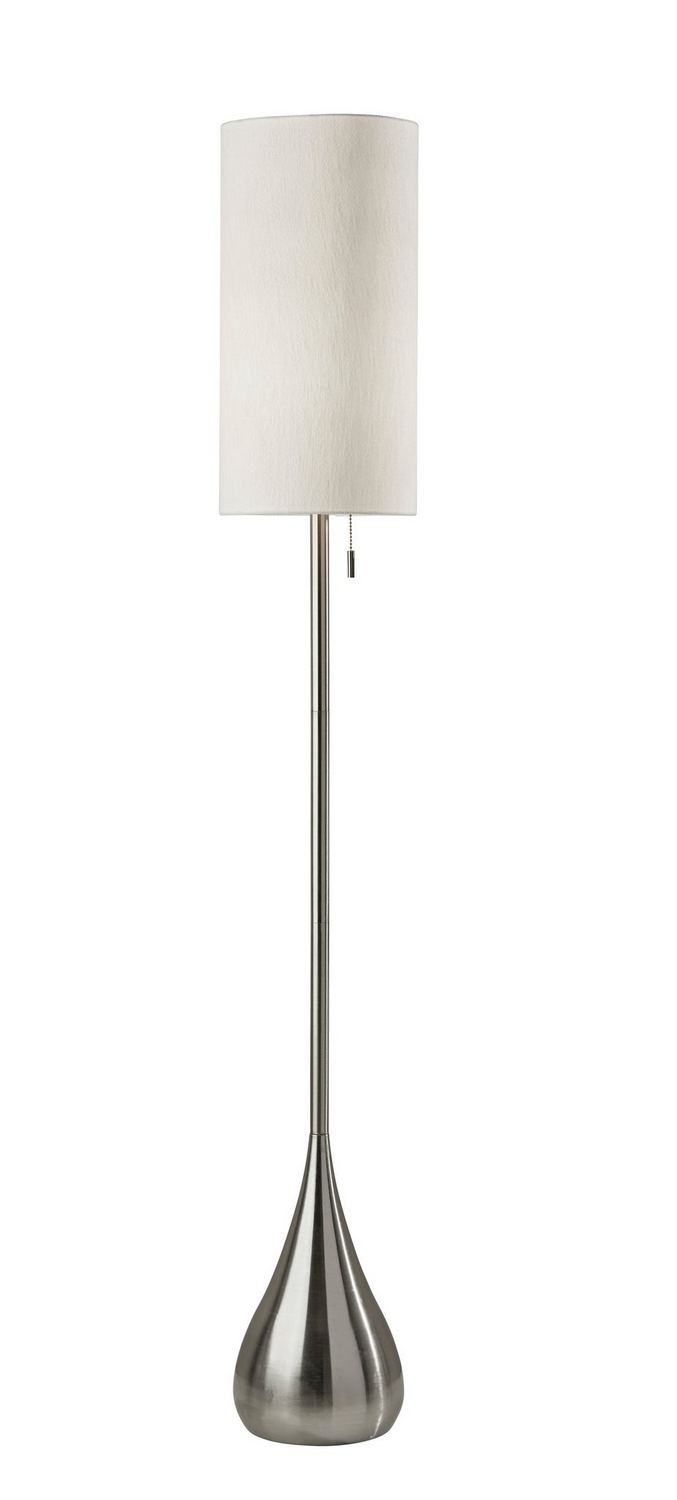 Adesso Home 1537-22 Floor Lamp, Brushed Steel