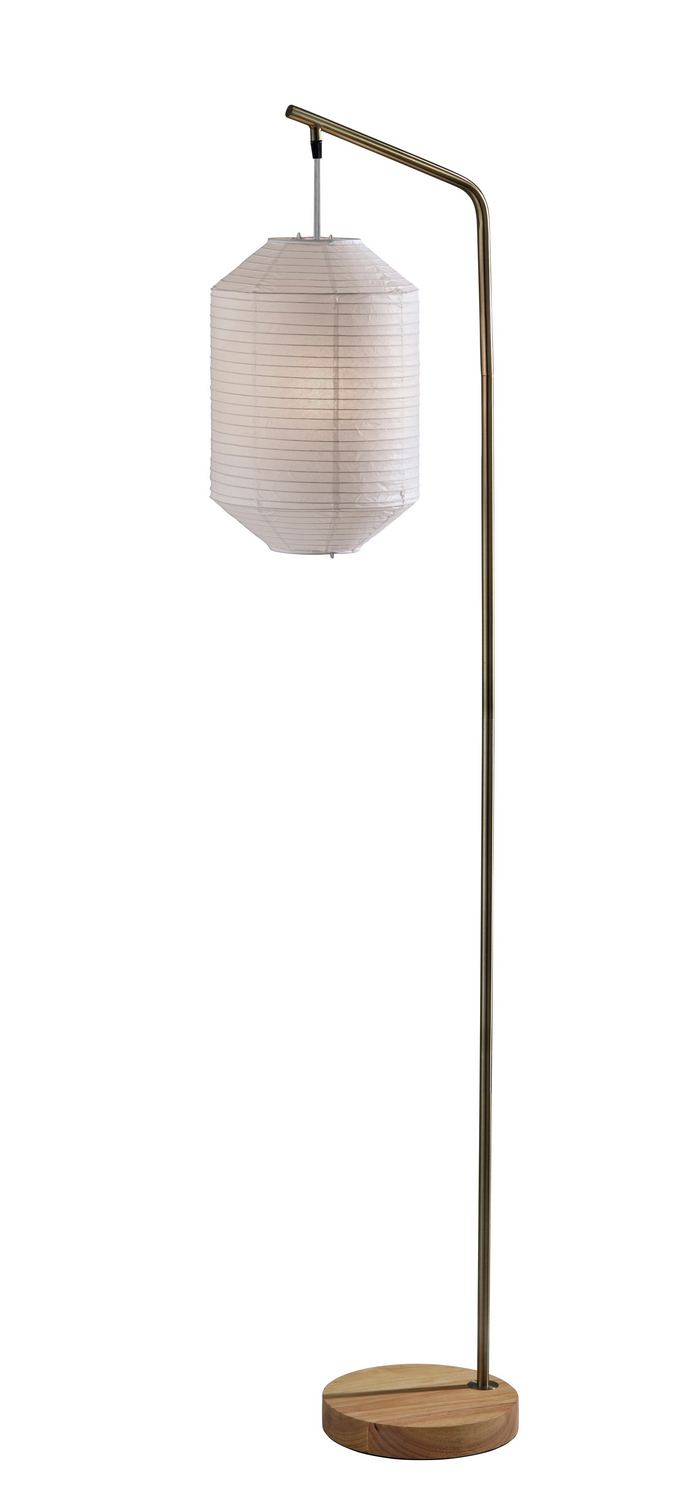 Adesso Home 1597-21 Floor Lamp, Antique Brass
