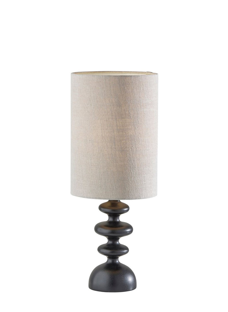 Adesso Home 1604-01 Table Lamp, Matte Black Polyresin