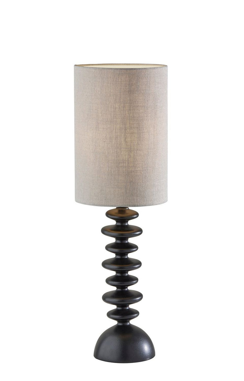 Adesso Home 1605-01 Table Lamp, Matte Black Polyresin