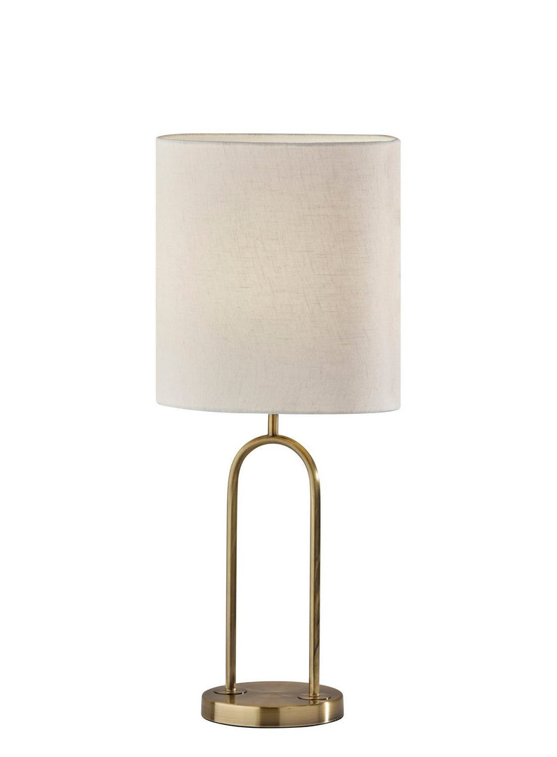 Adesso Home 1615-21 Table Lamp, Antique Brass
