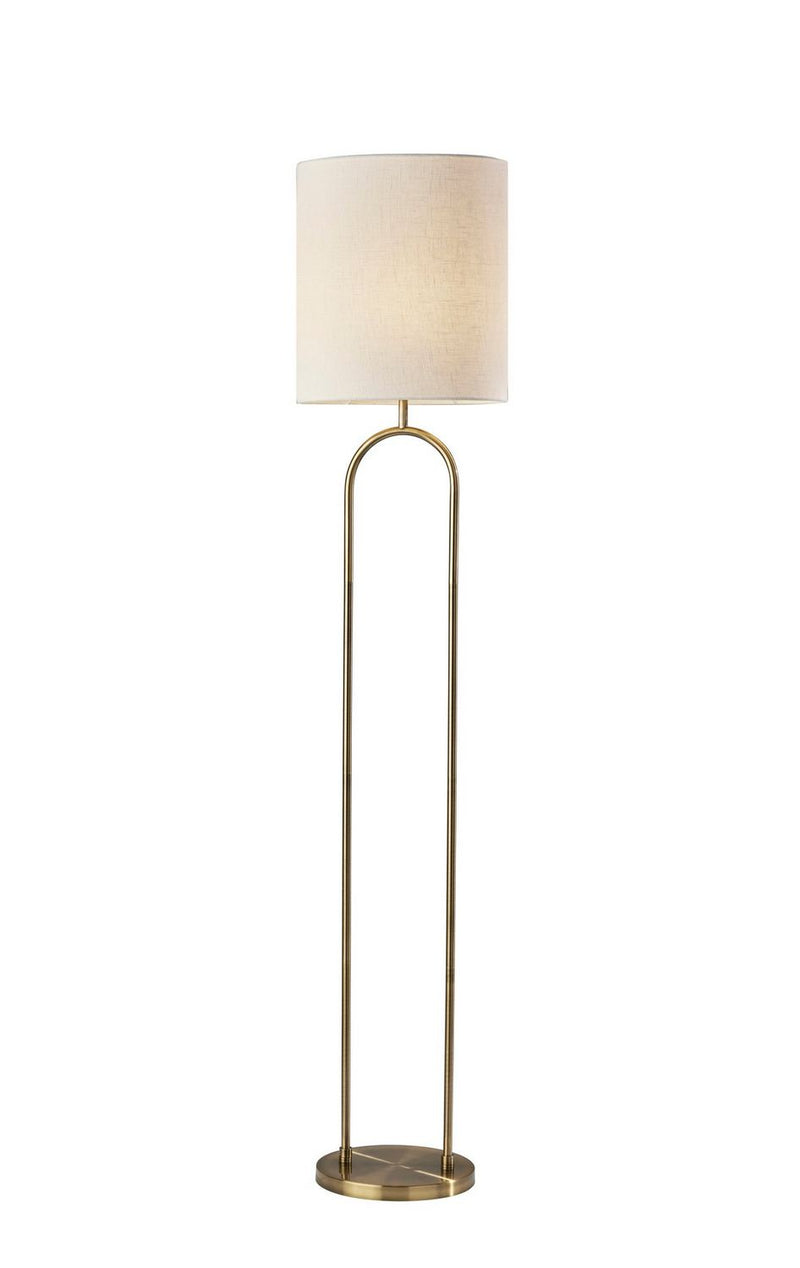 Adesso Home 1616-21 Floor Lamp, Antique Brass