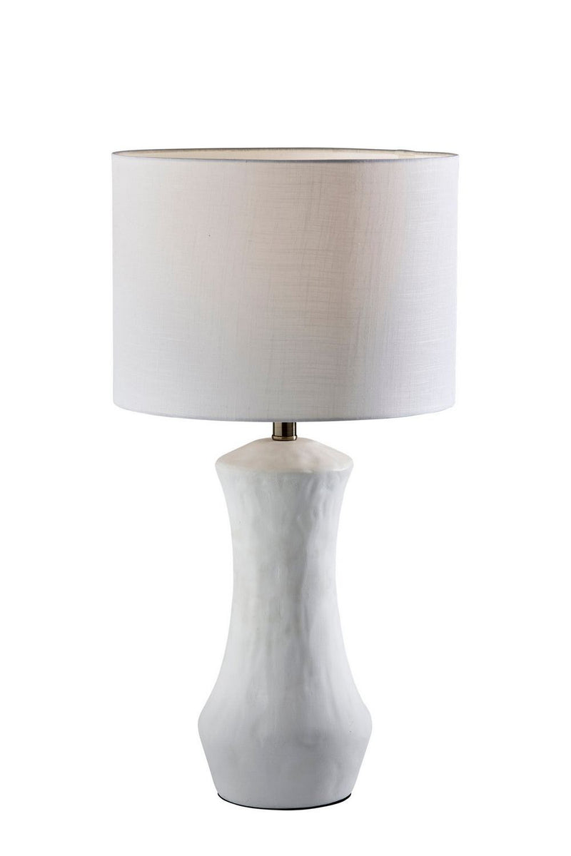 Adesso Home 1638-02 Table Lamp, Matte White Ceramic