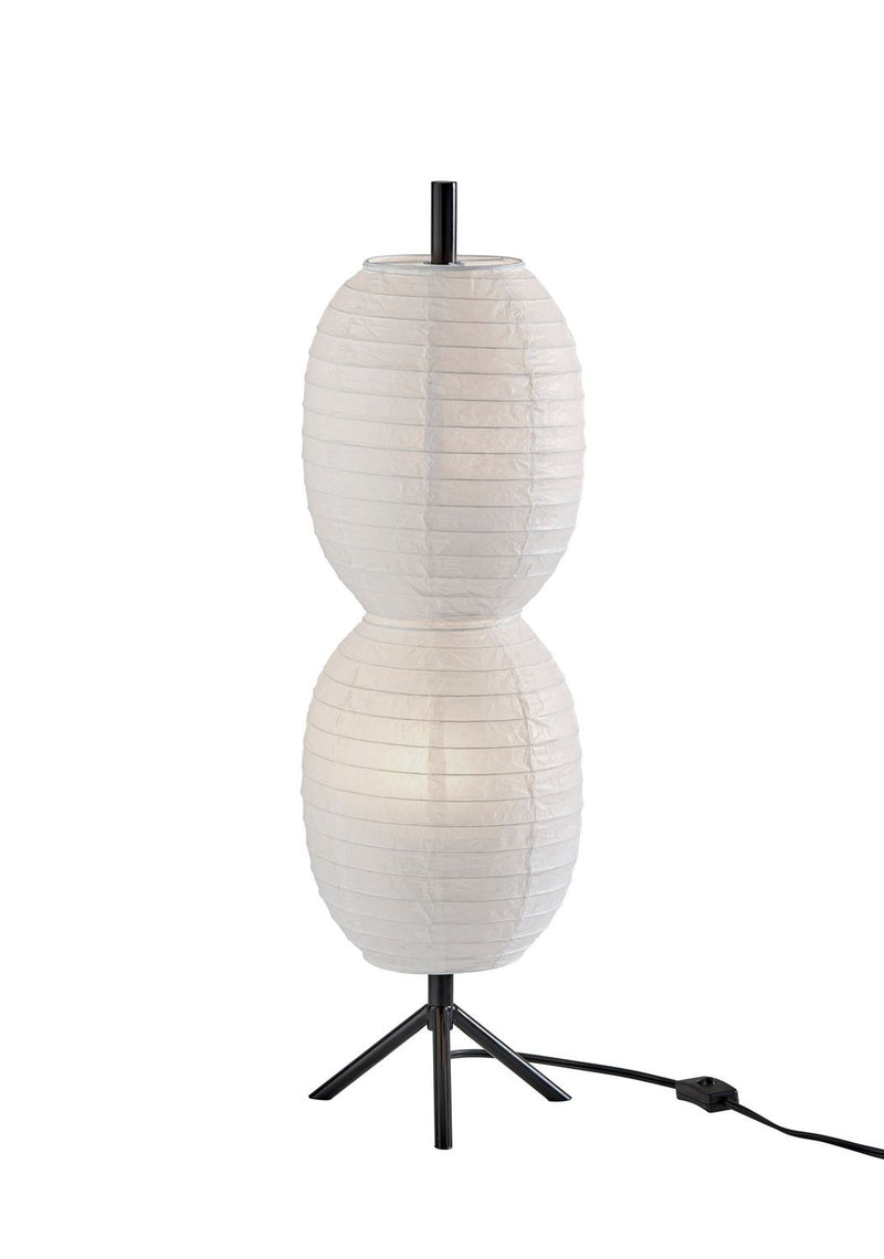 Adesso Home 1644-01 Two Light Table Lamp, Black