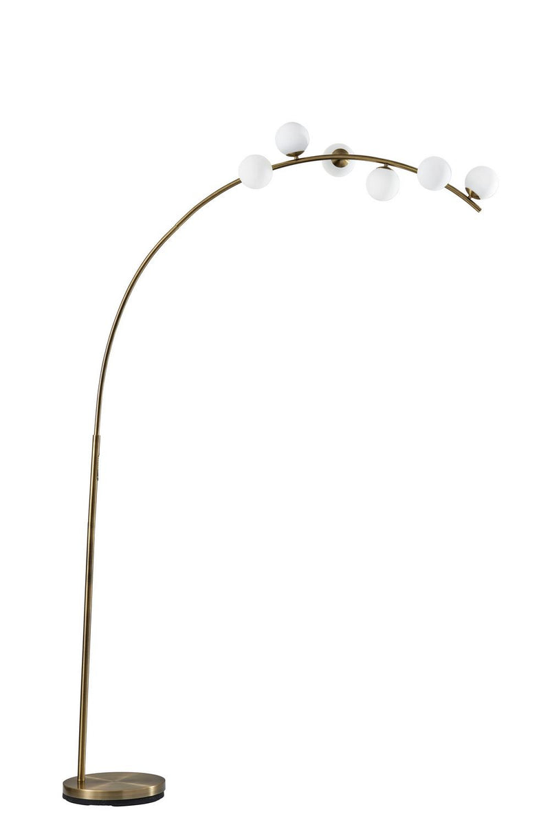 Adesso Home 2109-21 LED Floor Lamp, Antique Brass