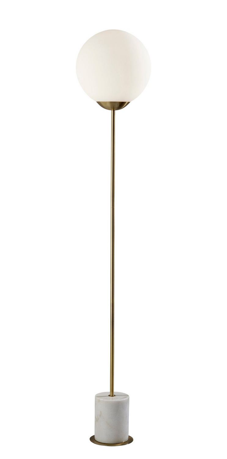 Adesso Home 2158-21 Floor Lamp, Antique Brass