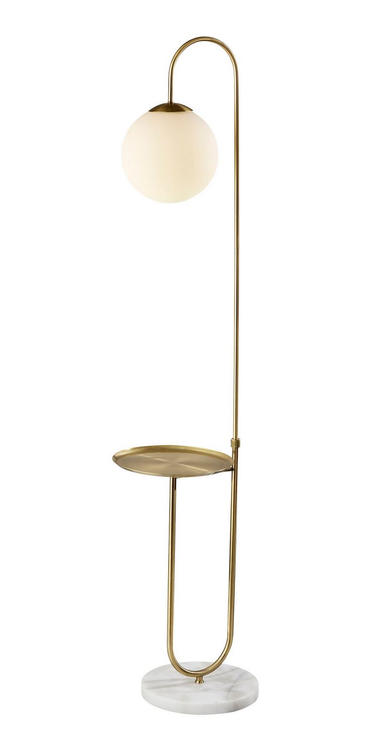 Adesso Home 2159-21 Floor Lamp, Antique Brass