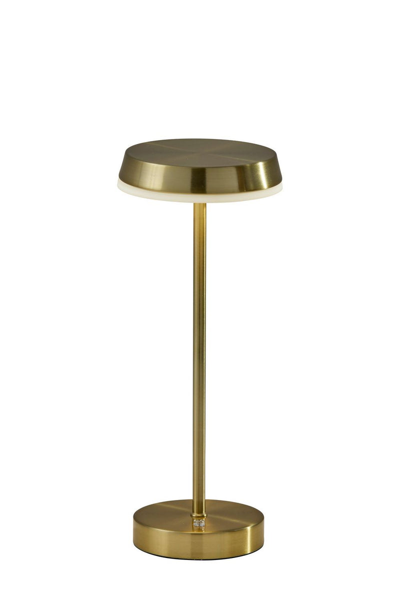 Adesso Home 2600-21 LED Table Lamp, Antique Brass