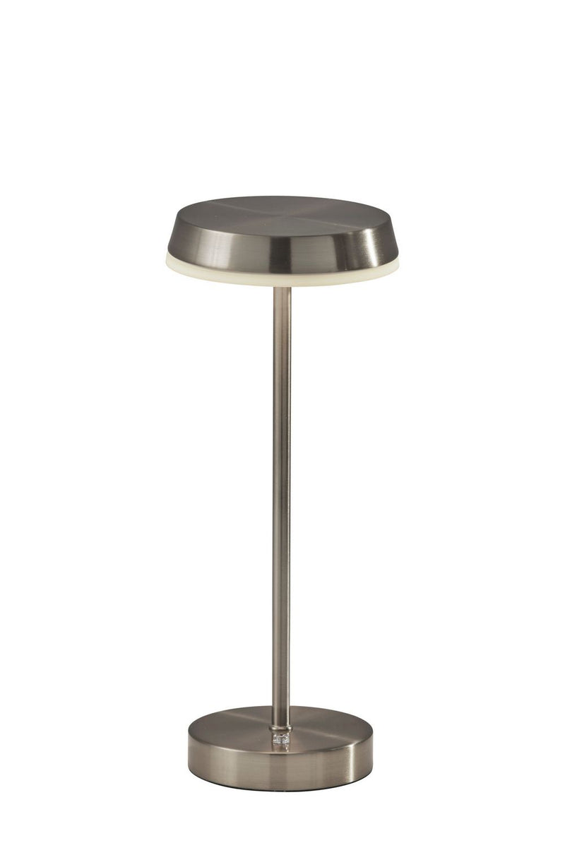 Adesso Home 2600-22 LED Table Lamp, Brushed Steel