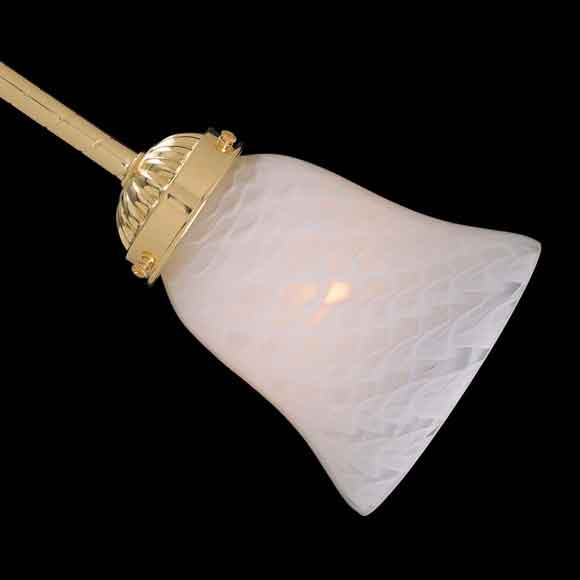 Minka Aire 2633 Glass Shade, Swirled Ribbon Art
