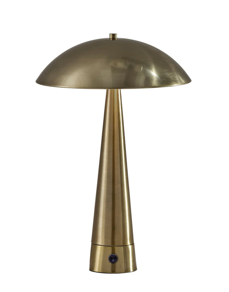 Adesso Home 2605-21 Two Light Table Lamp, Antique Brass