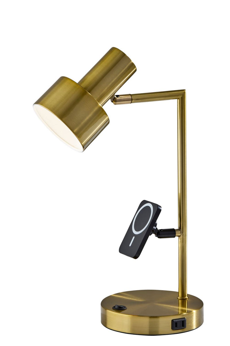 Adesso Home 2606-21 Desk Lamp, Antique Brass
