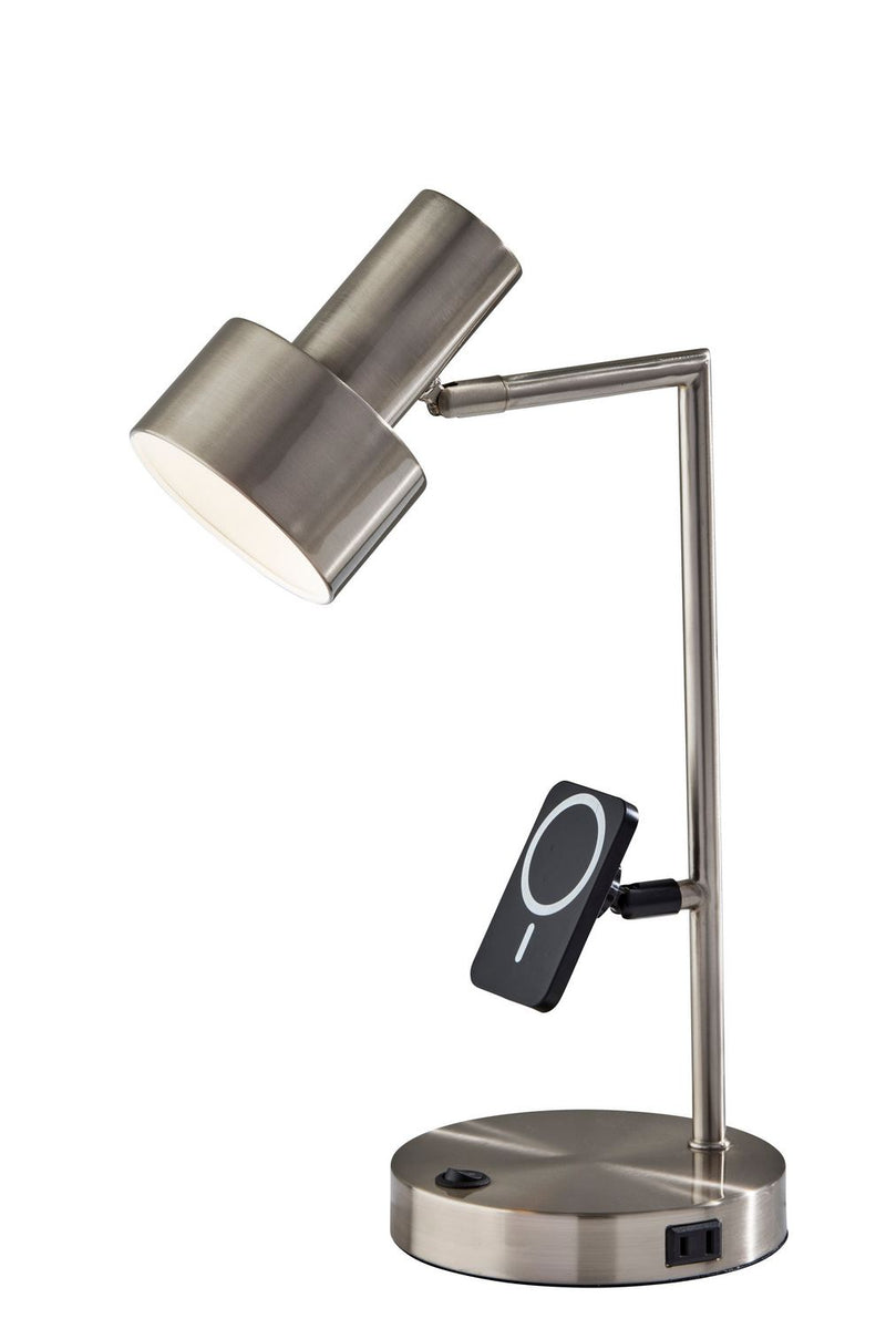 Adesso Home 2606-22 Desk Lamp, Brushed Steel