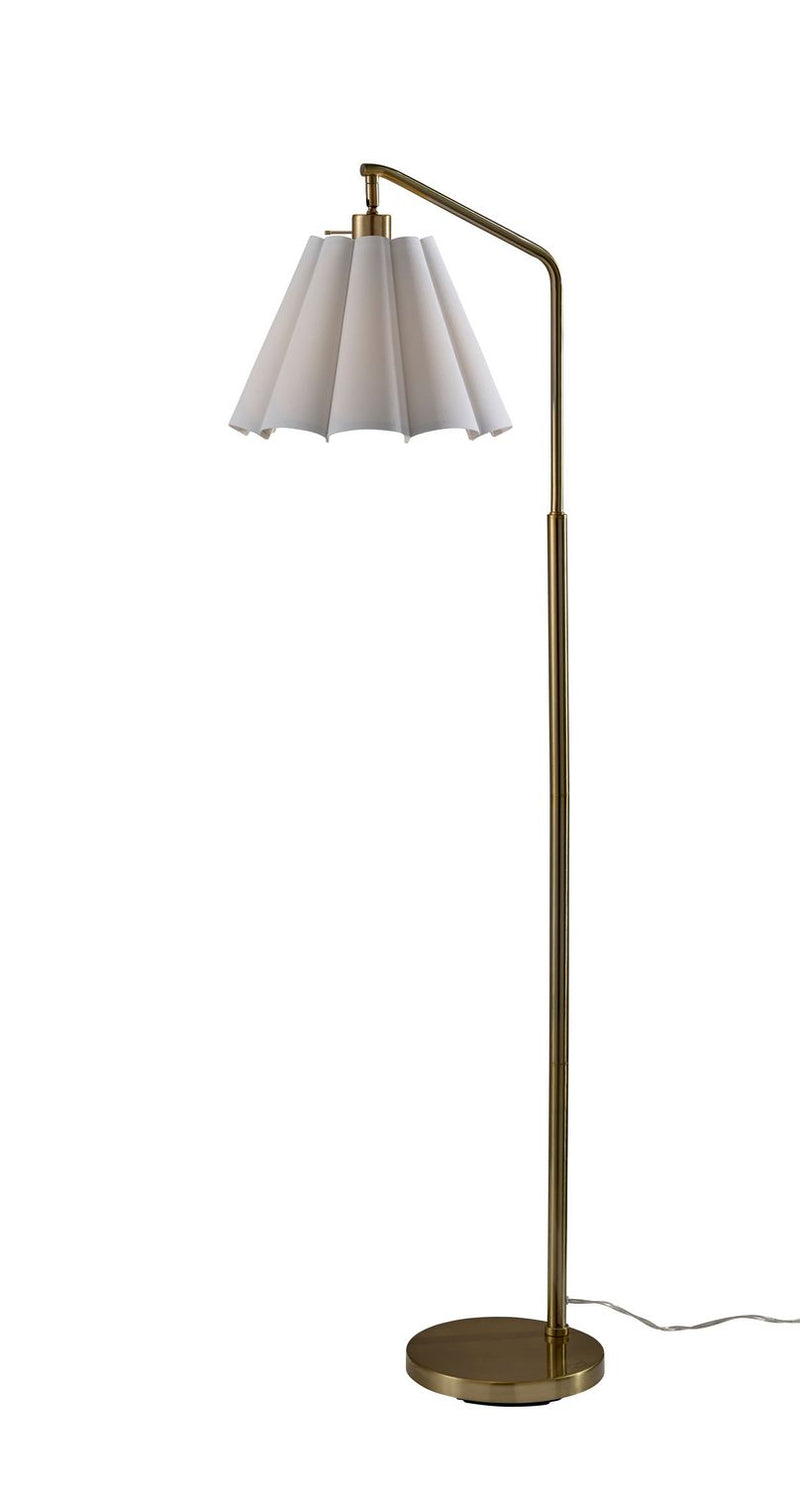 Adesso Home 2608-21 Floor Lamp, Antique Brass