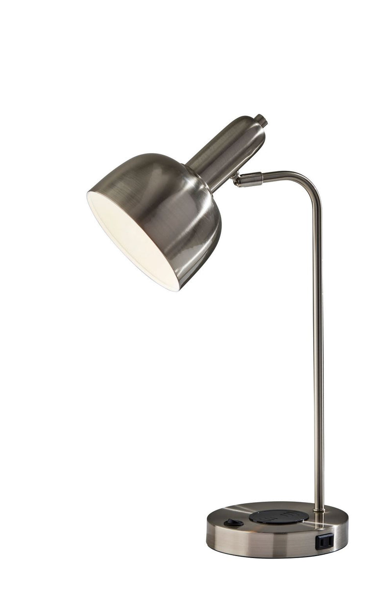 Adesso Home 2609-22 Desk Lamp, Brushed Steel