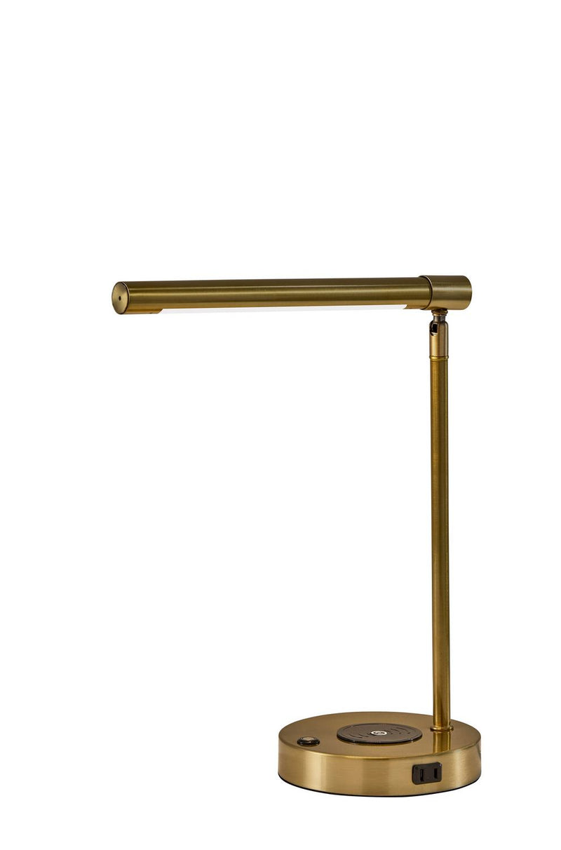 Adesso Home 2611-21 LED Table Lamp, Antique Brass