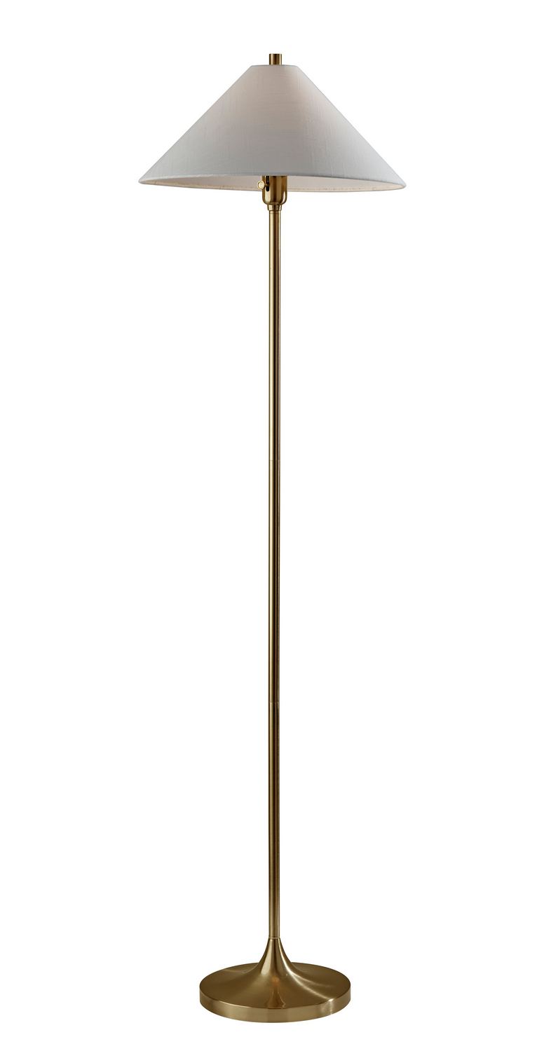 Adesso Home 2620-21 Floor Lamp, Antique Brass