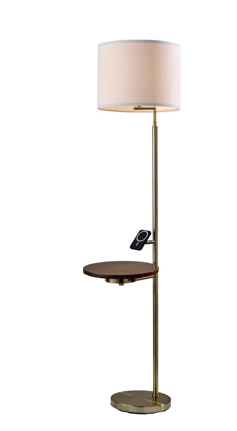 Adesso Home 2621-21 Floor Lamp, Antique Brass