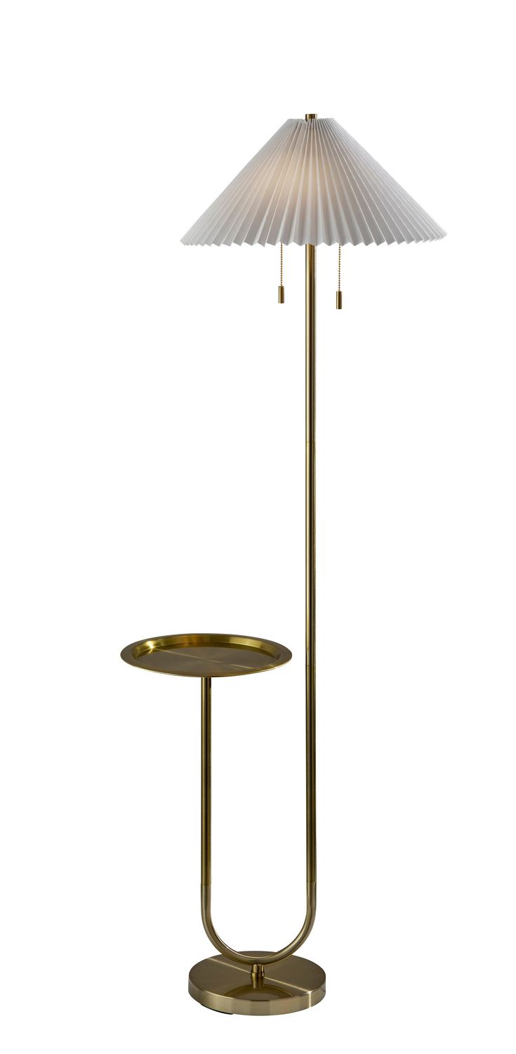 Adesso Home 2623-21 Floor Lamp, Antique Brass