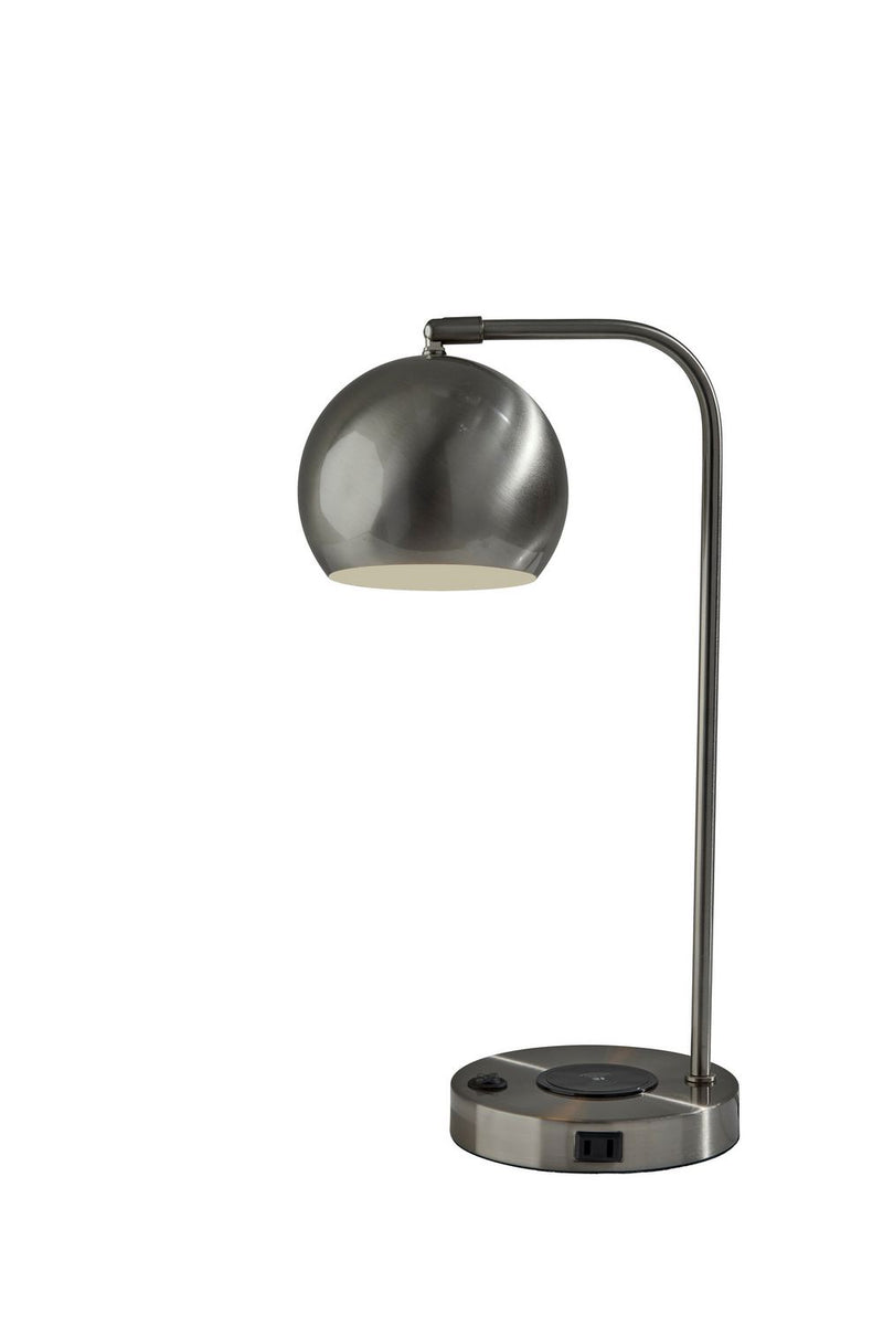 Adesso Home 2624-22 Desk Lamp, Brushed Steel