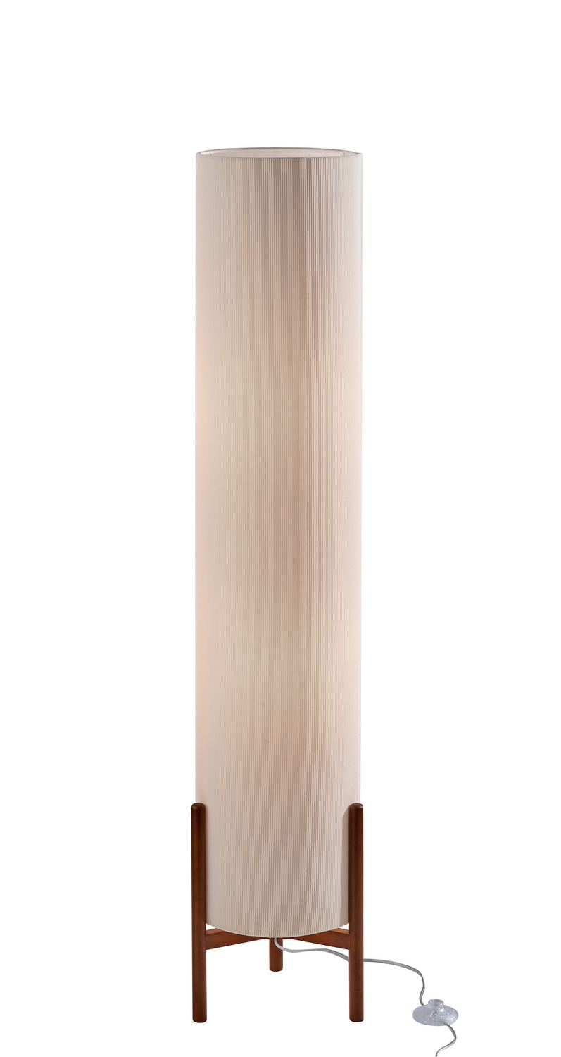 Adesso Home 3011-15 Two Light Floor Lamp, Walnut