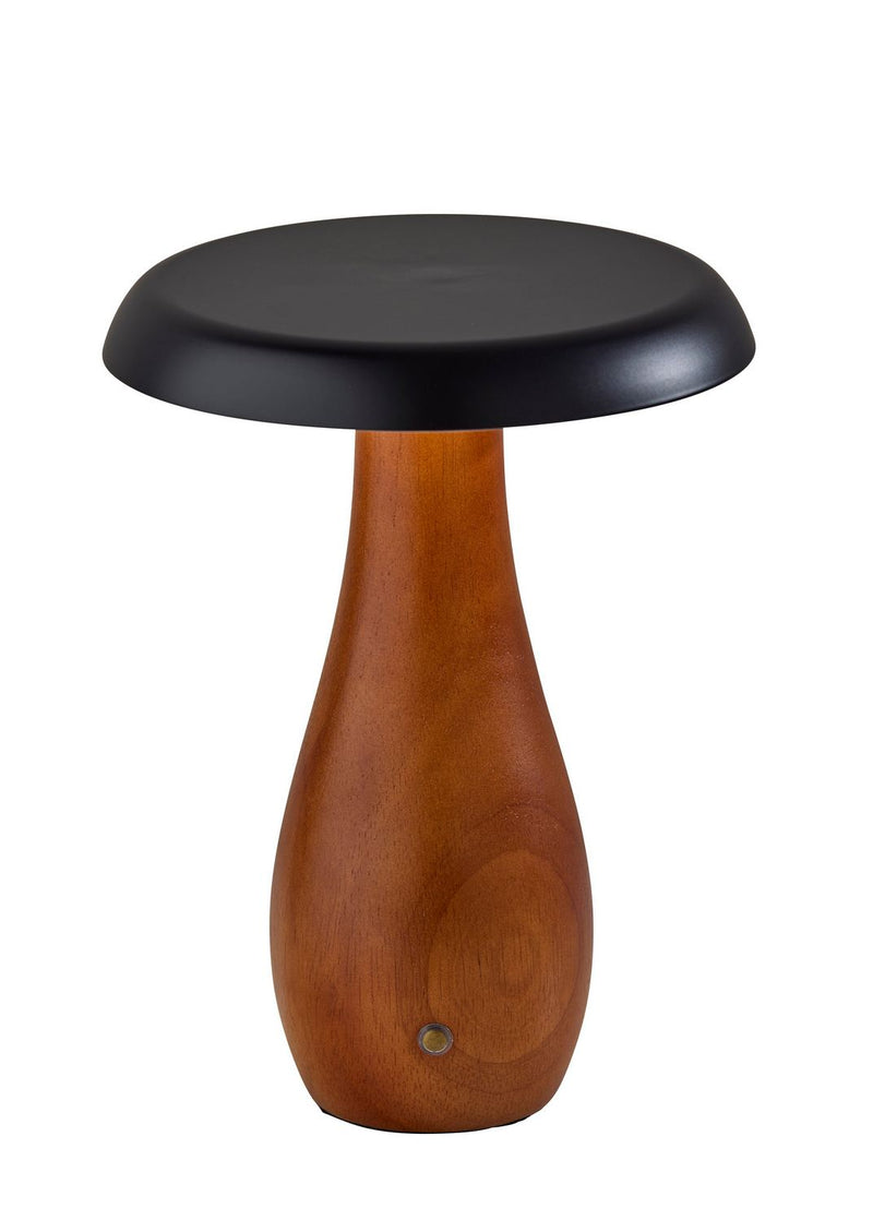 Adesso Home 3196-15 LED Table Lamp, Walnut Wood Base