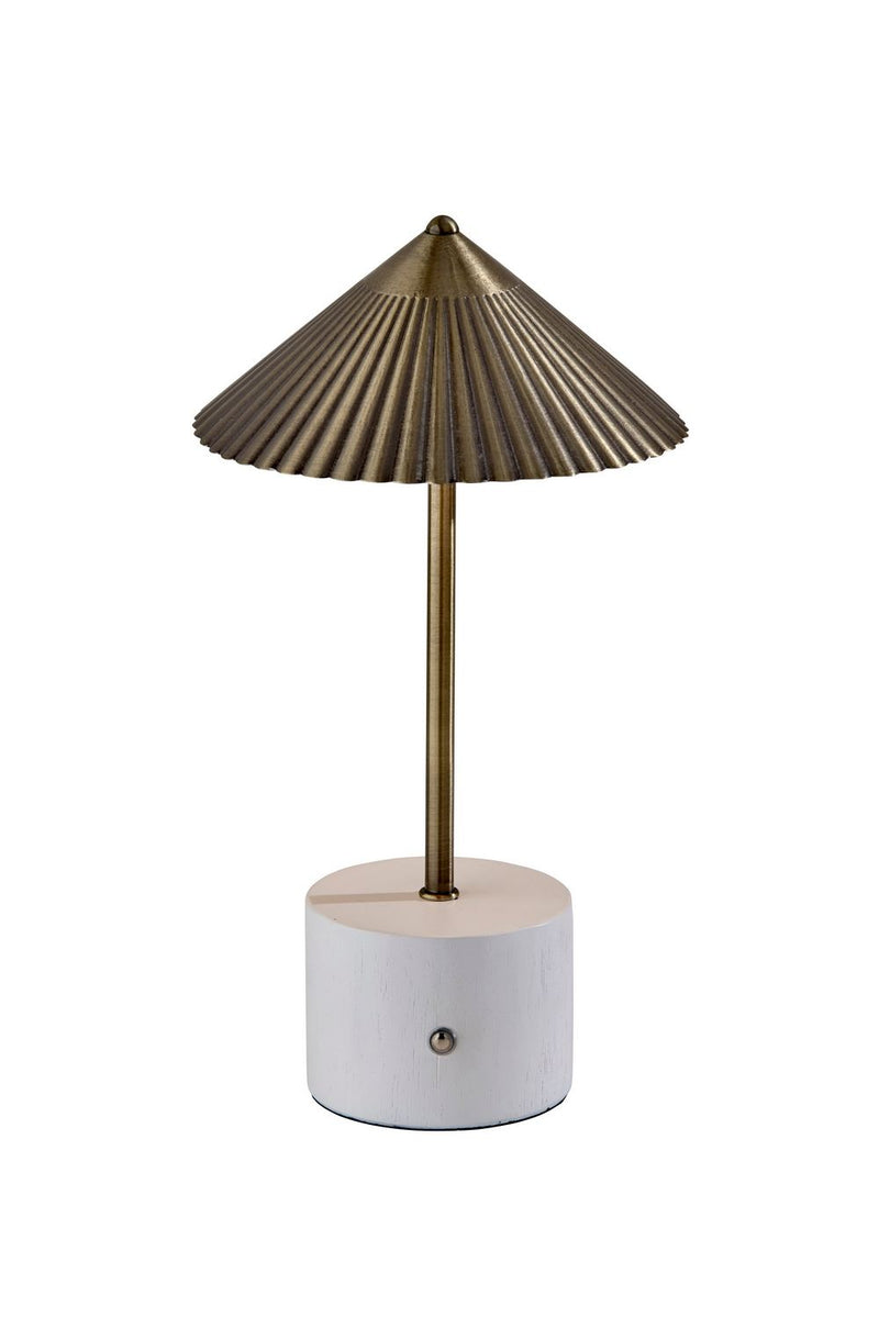 Adesso Home 3209-21 LED Table Lamp, Antique Brass