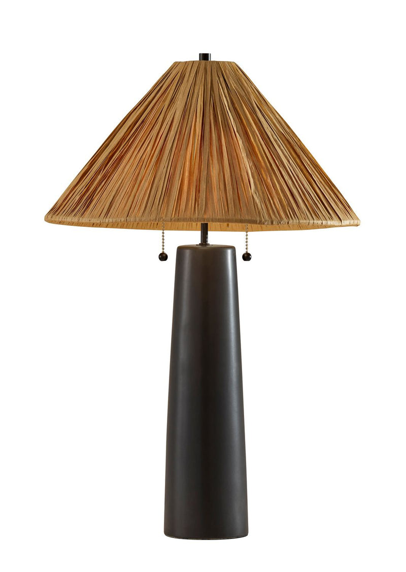 Adesso Home 3243-01 Two Light Table Lamp, Black