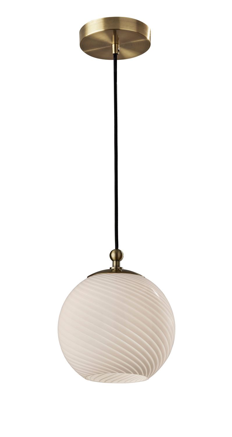 Adesso Home 3256-21 Pendant, Antique Brass