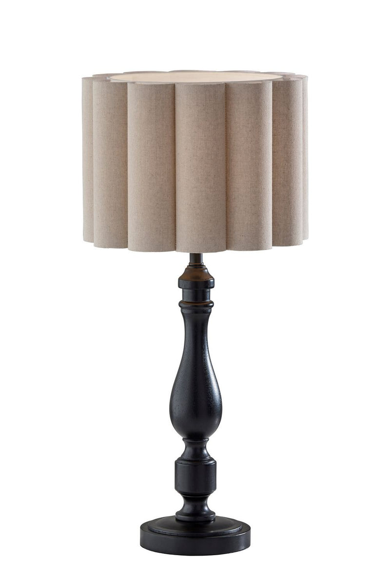 Adesso Home 3271-01 Table Lamp, Black Wood