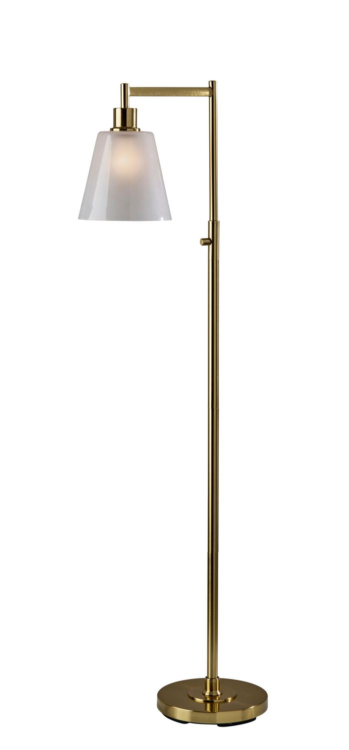 Adesso Home 3305-21 One Light Floor Lamp, Painted Brass