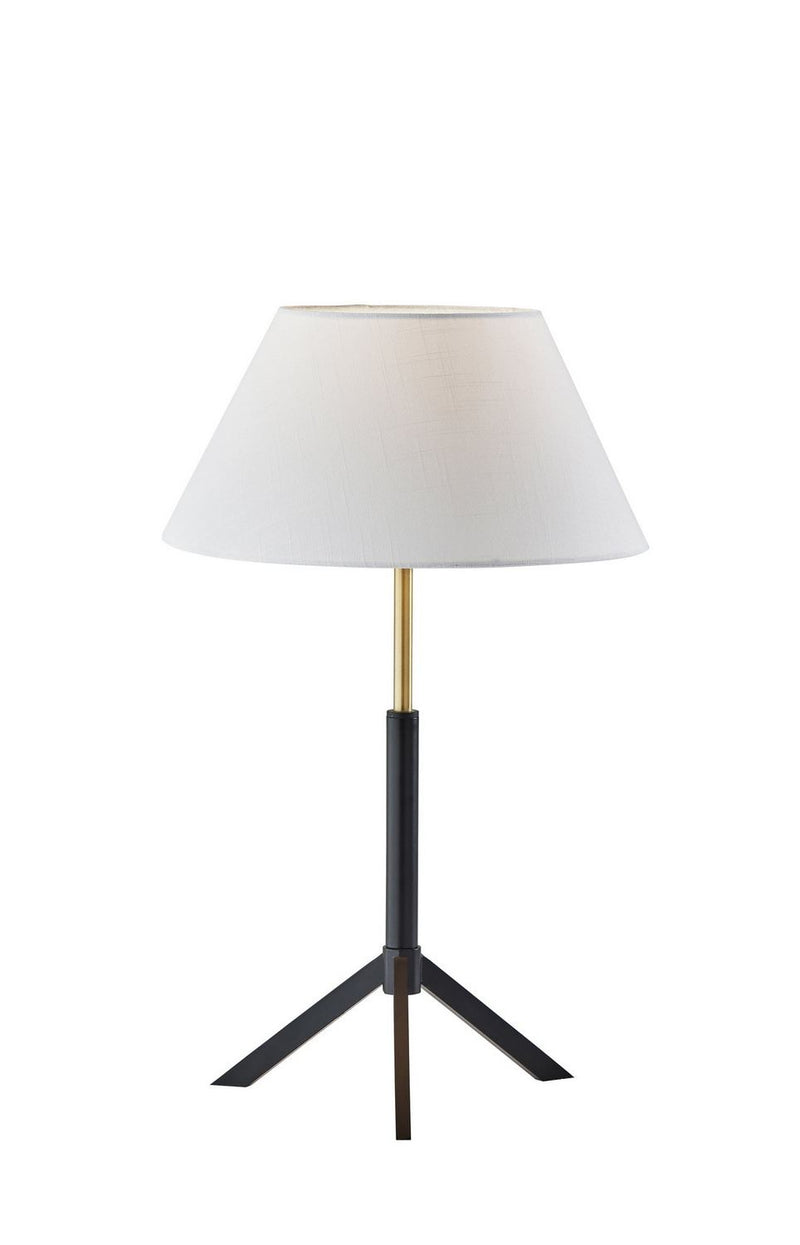 Adesso Home 3756-01 Table Lamp, Black W/ Brass