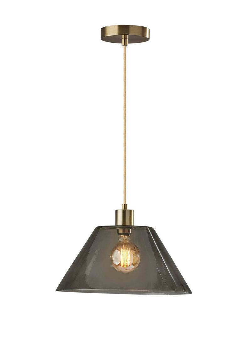 Adesso Home 3795-21 Pendant, Antique Brass