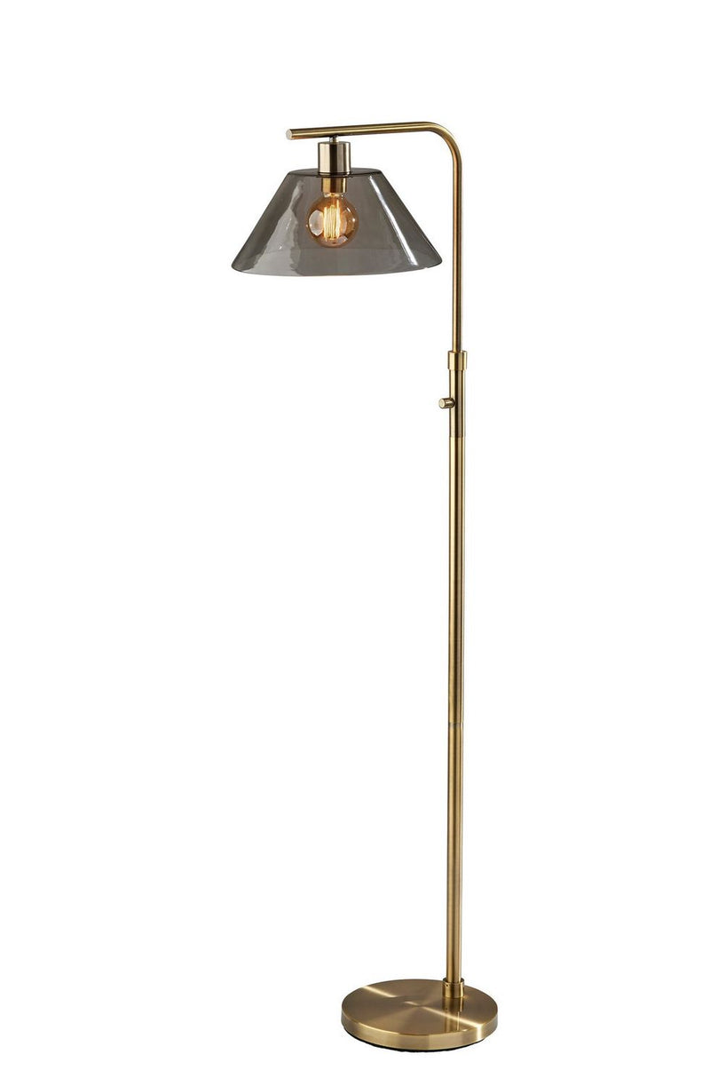 Adesso Home 3798-21 Floor Lamp, Antique Brass