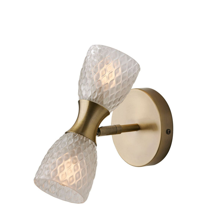 Adesso Home 3861-21 LED Wall Lamp, Antique Brass