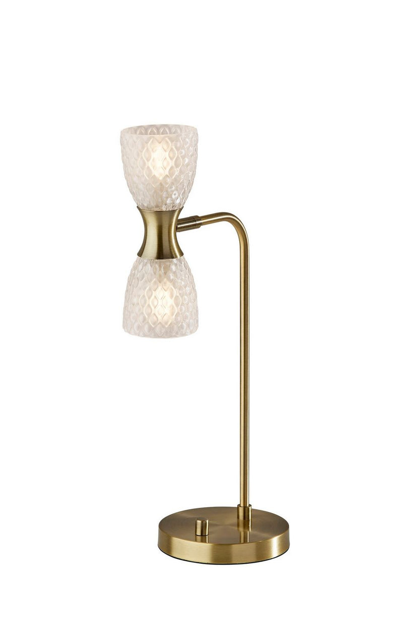 Adesso Home 3862-21 LED Desk Lamp, Antique Brass