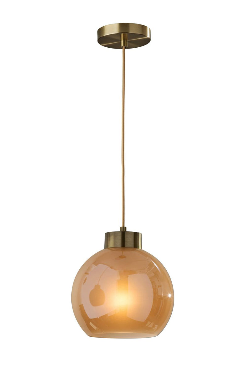 Adesso Home 3896-21 Pendant, Antique Brass