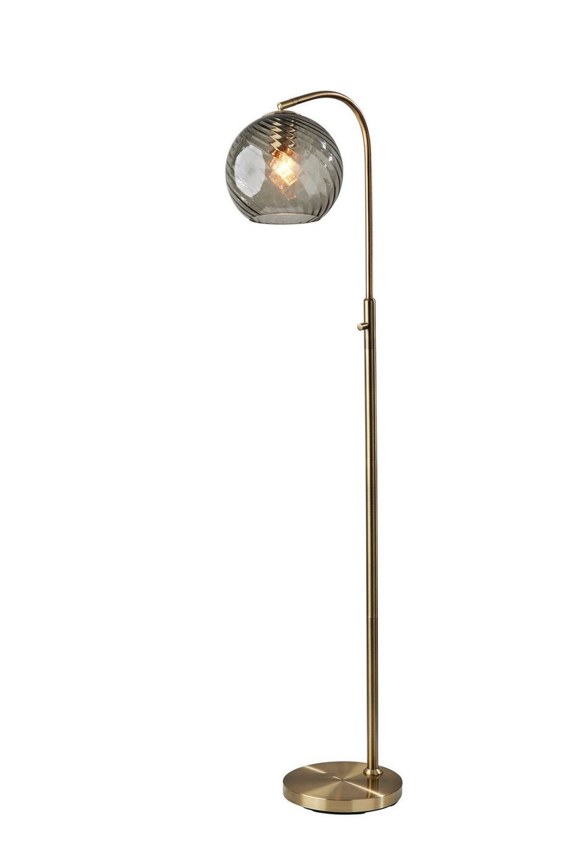 Adesso Home 3928-21 Floor Lamp, Antique Brass