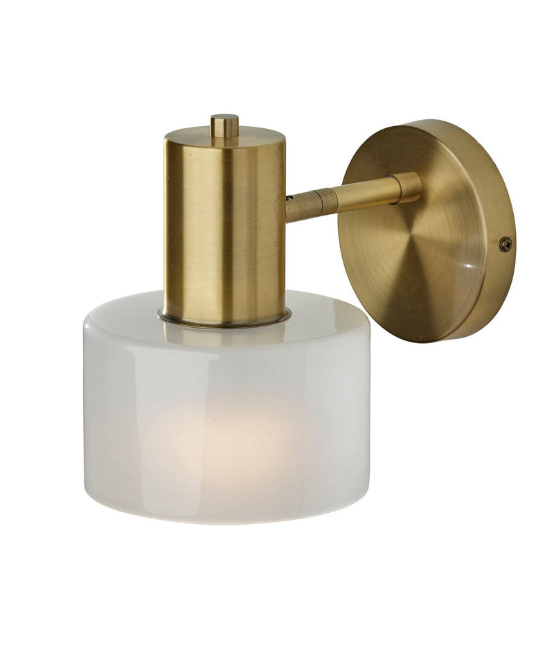 Adesso Home 3935-21 Wall Lamp, Antique Brass