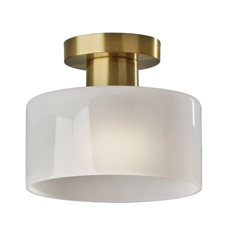 Adesso Home 3936-21 Flush Mount, Antique Brass