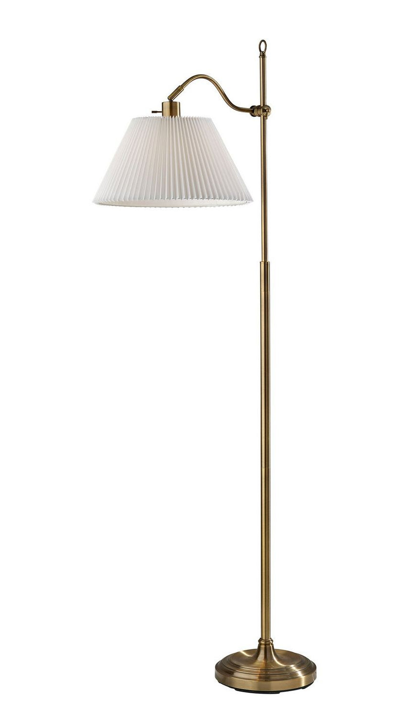 Adesso Home 3943-21 Floor Lamp, Antique Brass