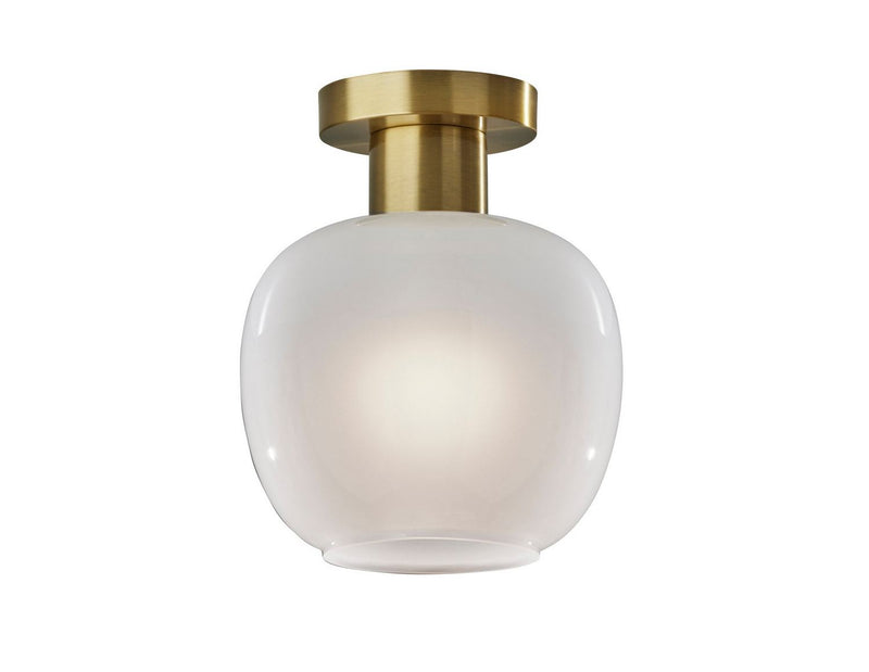Adesso Home 3945-21 Flush Mount, Antique Brass