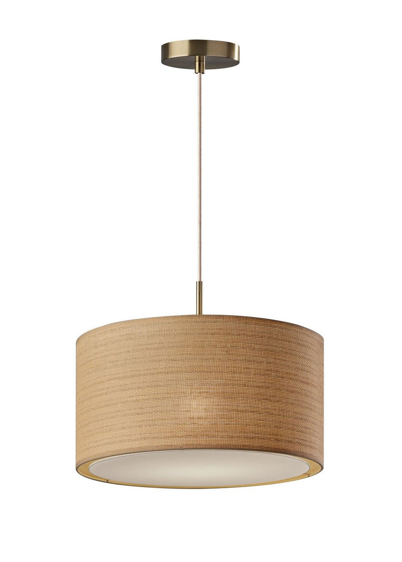 Adesso Home 4003-21 Pendant, Antique Brass