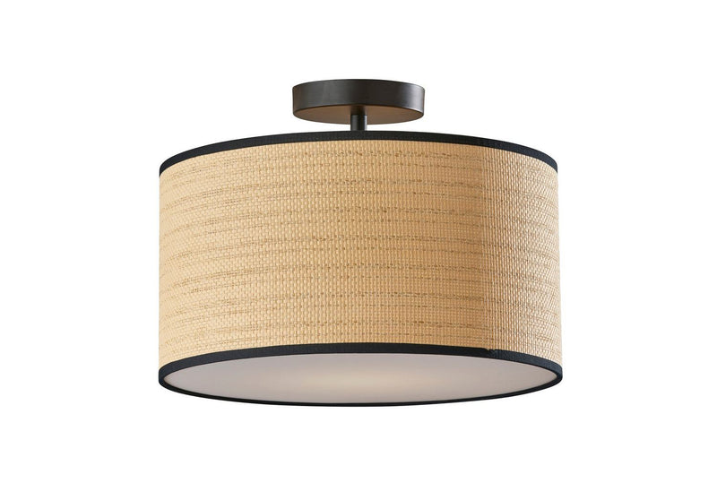 Adesso Home 4009-01 Flush Mount, Black