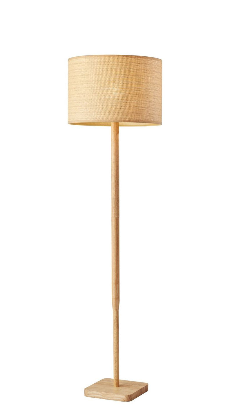 Adesso Home 4093-18 Floor Lamp, Natural Wood